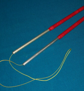 Cómo hacer baquetas para diabolo de aluminio caseras